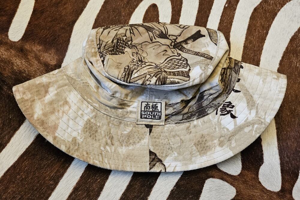 Vintage Y2K South Pole Asian Bucket Hat Men's Sz M SouthPole Street Apparel